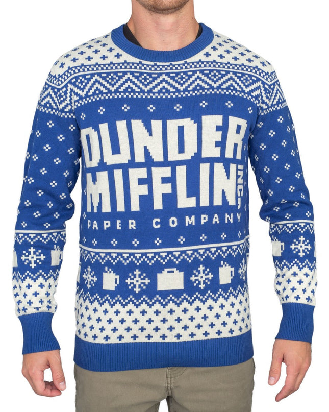 Dunder Mifflin Weihnachtspullover aus The Office