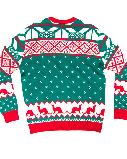 Der Big Lebowski Dude Abide Bowling Ugly Christmas Sweater