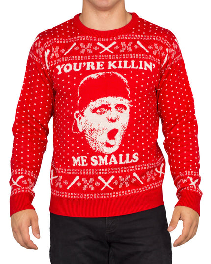 The Sandlot You're Killing Me Smalls Red Christmas Sweater