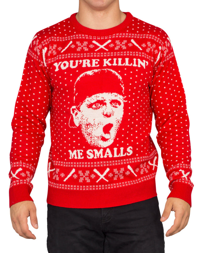 The Sandlot You're Killing Me Smalls Red Christmas Sweater