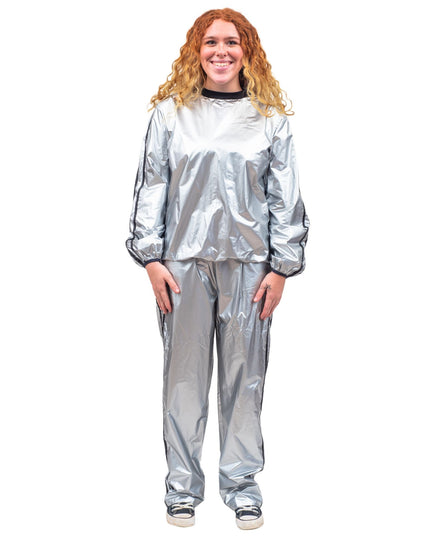 Todd & Margo Shiny Silver Workout Set