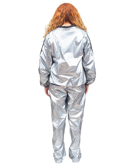 Todd & Margo Shiny Silver Workout Set