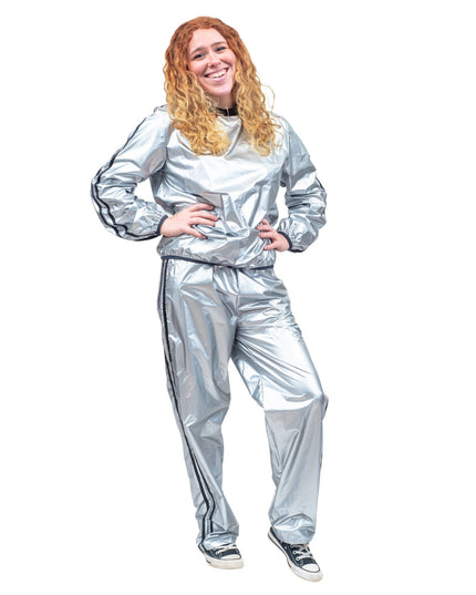 Todd & Margo Shiny Silver Workout Set