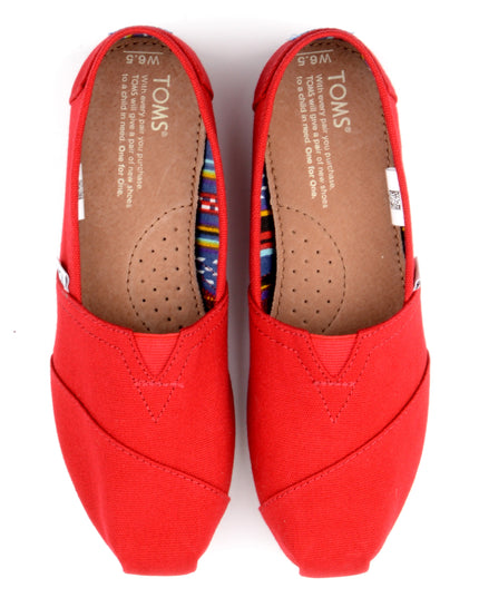 TOMS Classic - Rote Hausschuhe