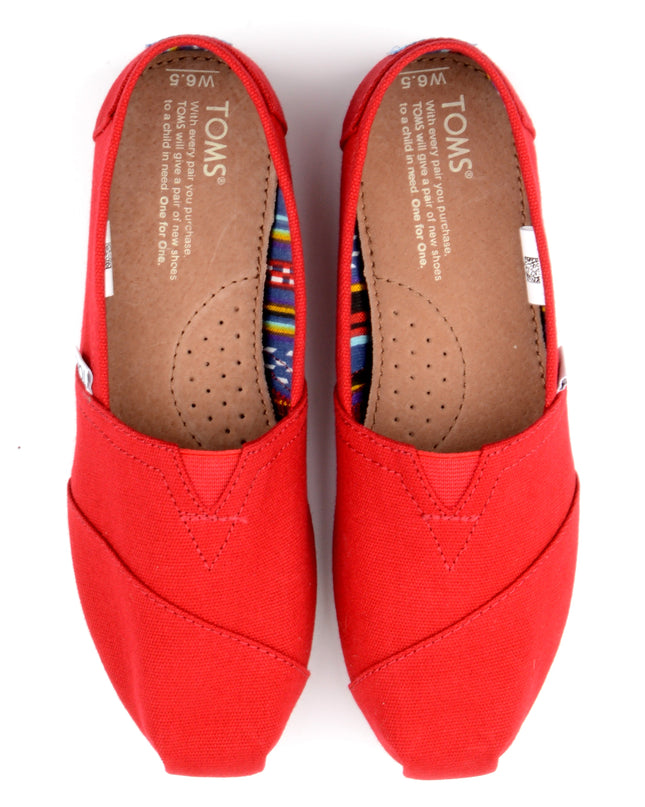 TOMS Classic - Rote Hausschuhe
