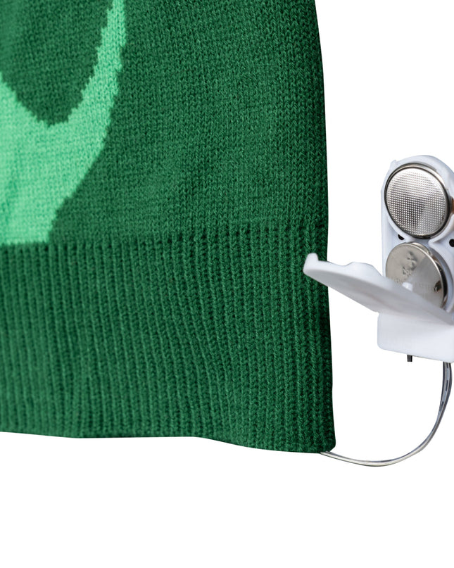 3D T-Rex Leuchtvulkan-Pullover