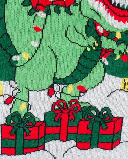 Women's Tree Rex Light Up T-Rex Sweater