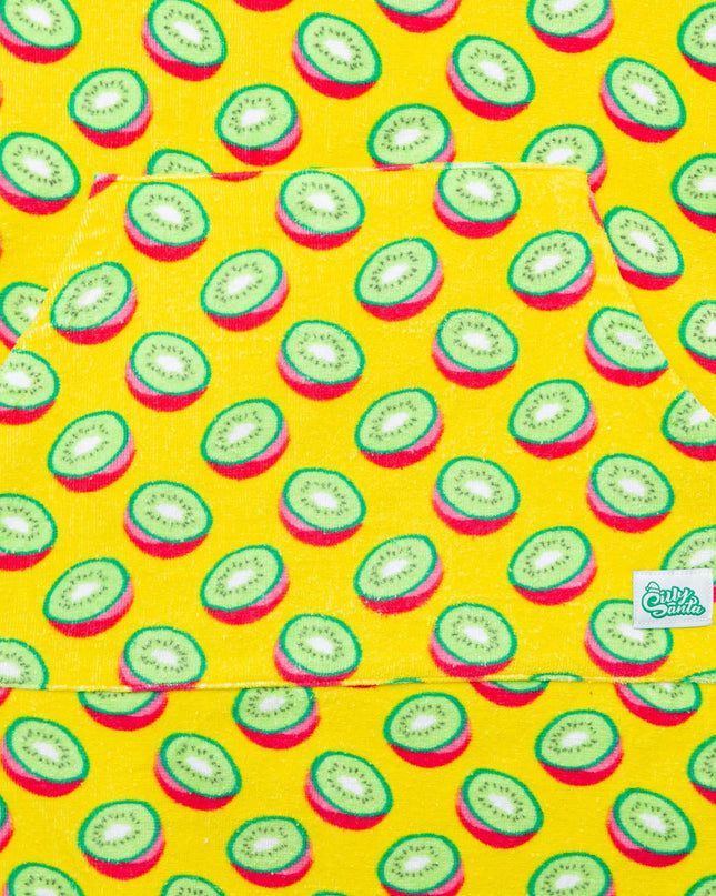 Tropischer Kiwi-Handtuchponcho