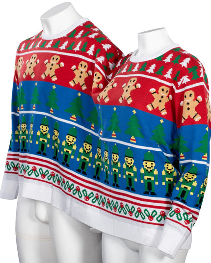 Zwei-Personen-Weihnachtskostümpullover
