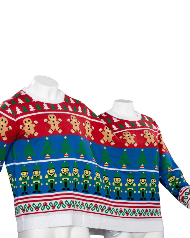 Zwei-Personen-Weihnachtskostümpullover