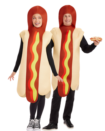 Matching Hot Dog Couples Costumes