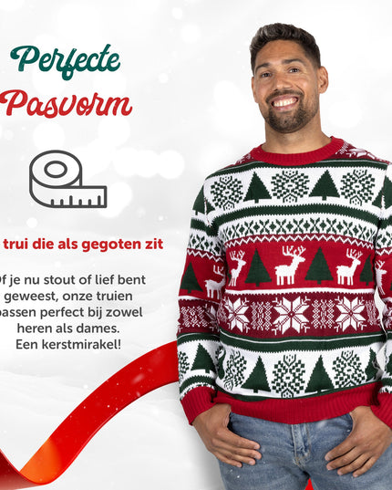 Weihnachtspullover Marius für Damen mit Fell und kuscheligem Design