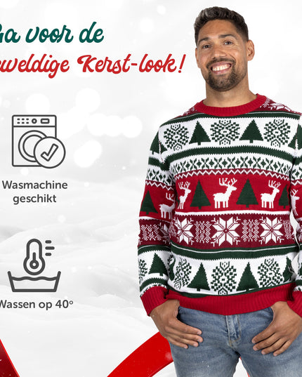 Weihnachtspullover Marius für Damen mit Fell und kuscheligem Design