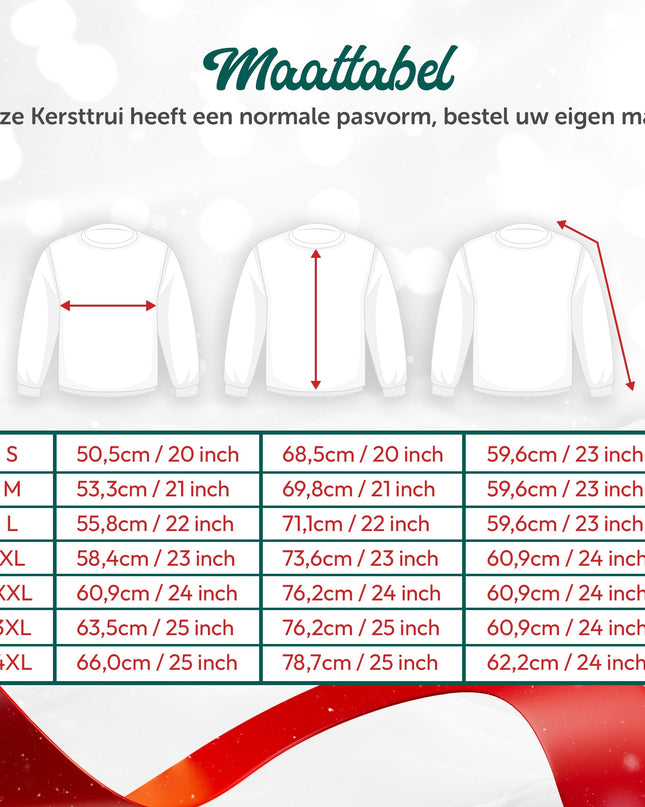 Christmas Sweater Marius for Women with Cozy Holiday Landscape