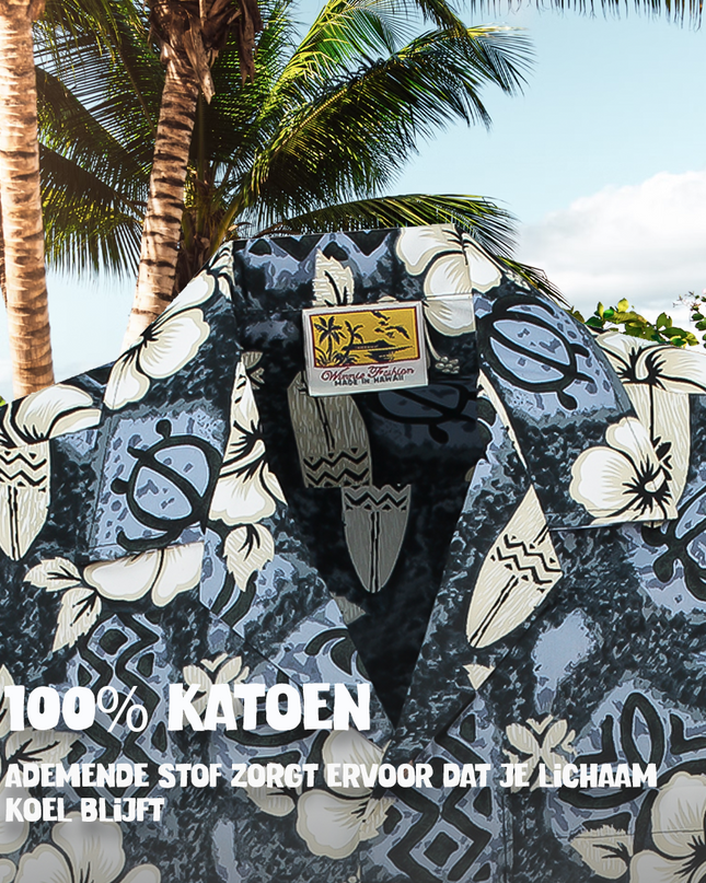 Hibiscus Surfboards Hawaiihemd