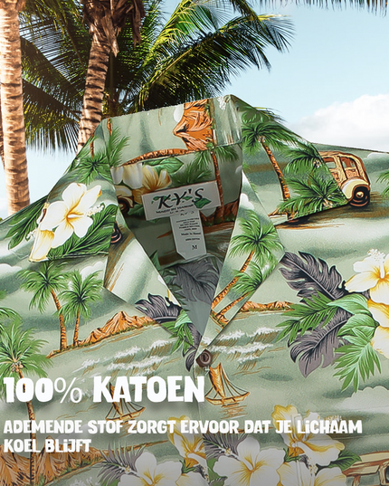 Hawaiihemd mit Blumen aus Hawaii