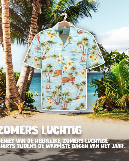 Hawaiihemd-Leben-in-Hawaii-Thema