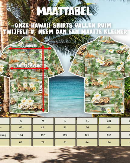 Hawaiihemd mit Blumen aus Hawaii