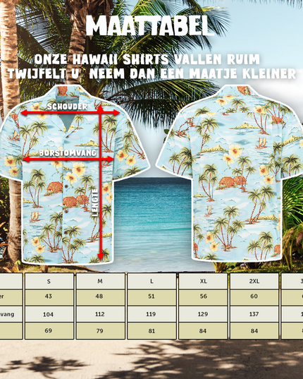 Life in Hawaii Theme Hawaiian Shirt