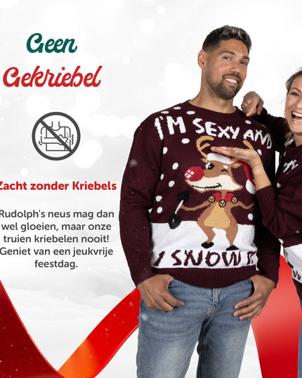 Ich bin sexy und ich schneie es Weihnachtspullover