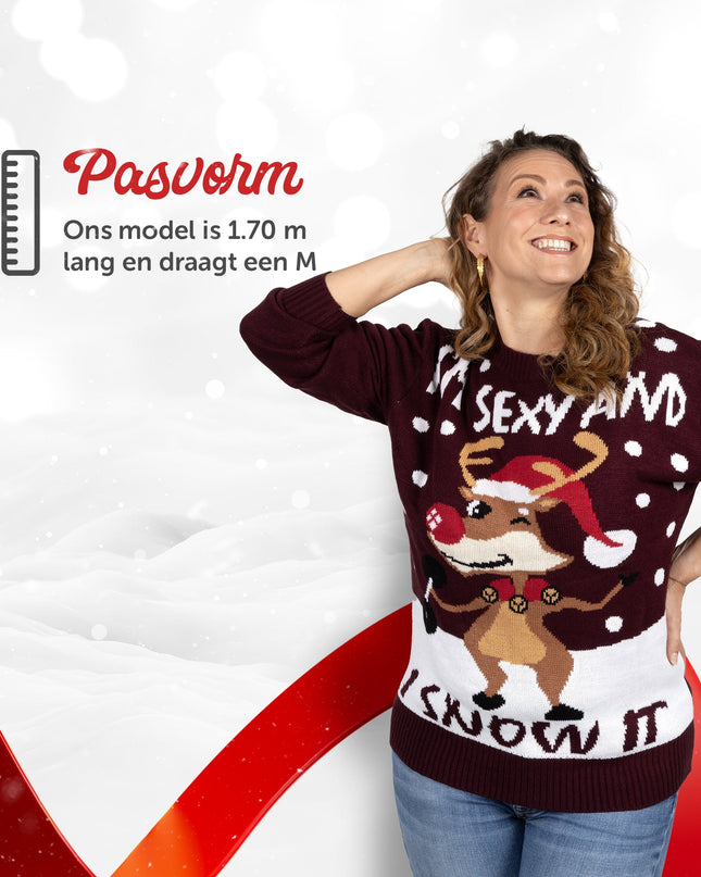 Ich bin sexy und ich schneie es Weihnachtspullover