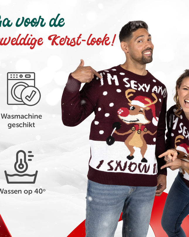 Ich bin sexy und ich schneie es Weihnachtspullover