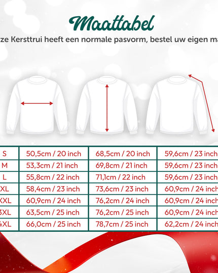 Christmas Sweater Marius for Women in Modern Blue & White
