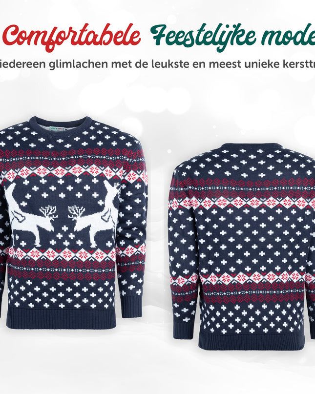 Weihnachtspullover Marius für Damen mit Rentier-Motiv