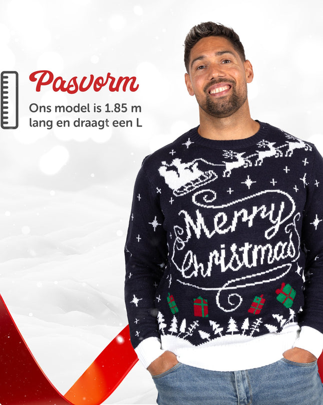 Weihnachtspullover Marius für Damen in stilvollem Design: Fröhliche Weihnachten