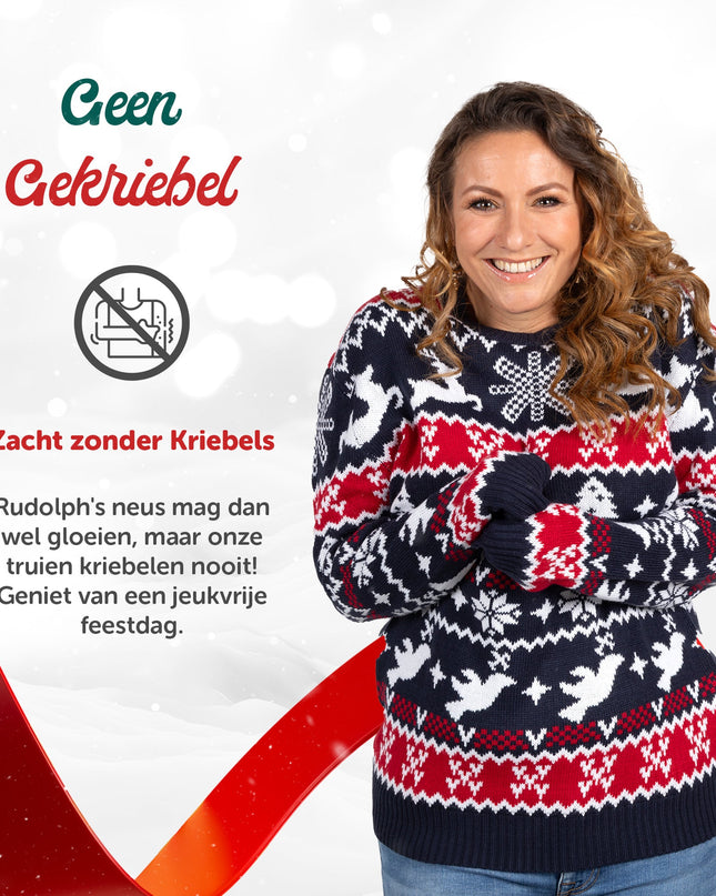 Weihnachtspullover Marius für Damen im traditionellen, gemütlichen Stil