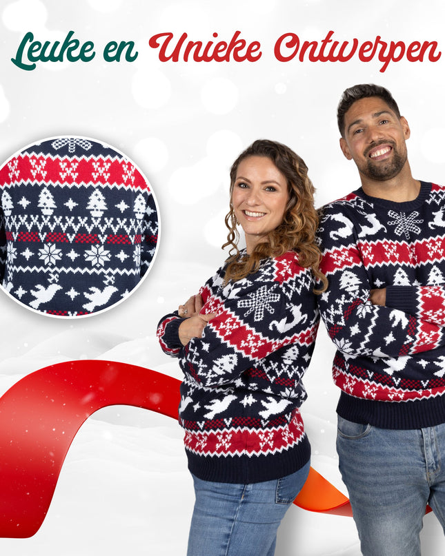 Weihnachtspullover Marius für Damen im traditionellen, gemütlichen Stil