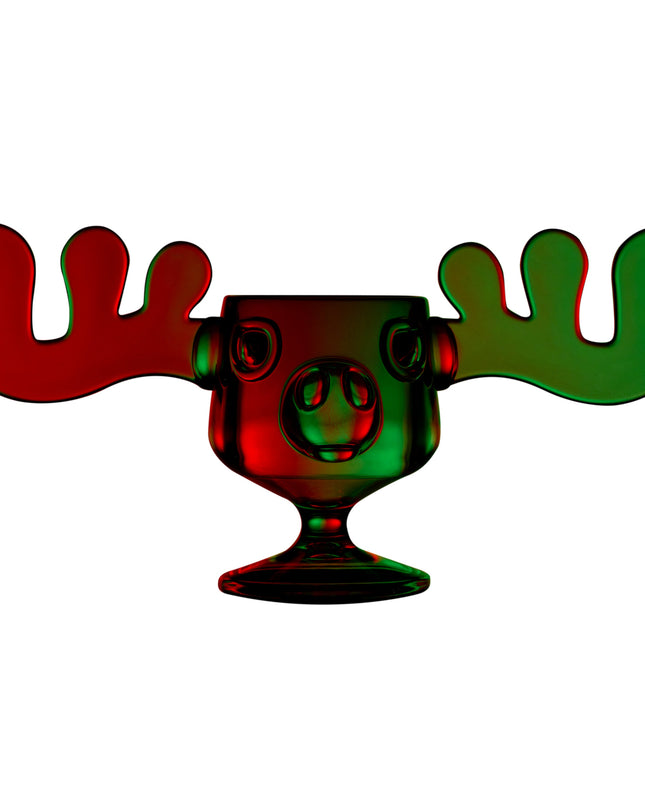 Weihnachtsbecher mit Elchmotiv aus dem Film „Vacation Movie“ aus Acryl