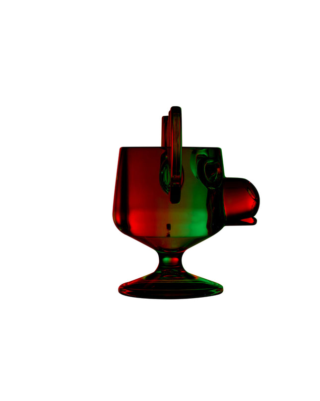 Weihnachtsbecher mit Elchmotiv aus dem Film „Vacation Movie“ aus Acryl