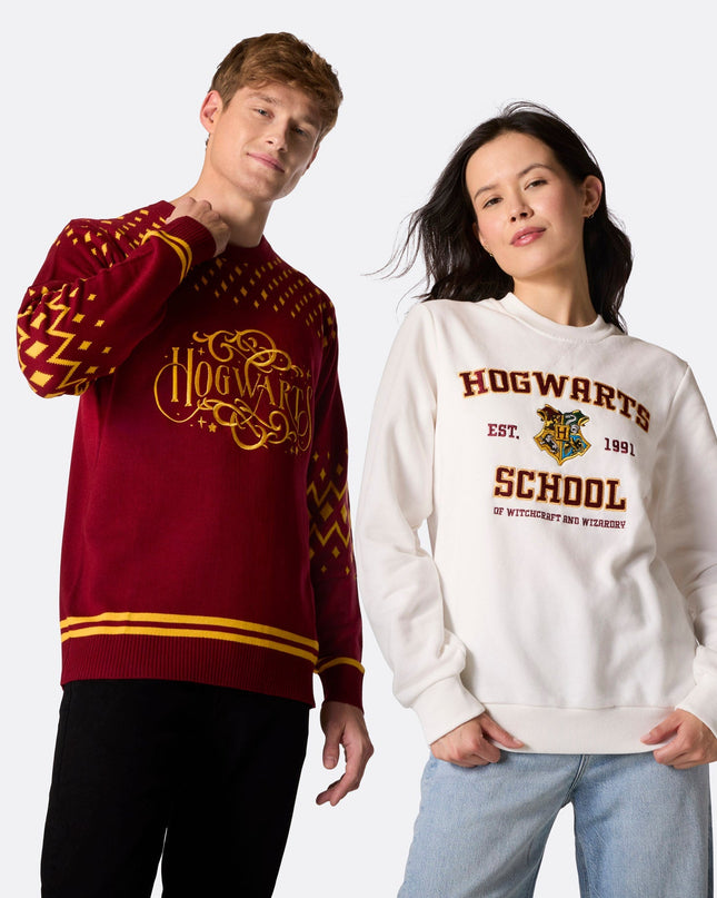 Damen-Sweatshirt mit Hogwarts-Schulmotiv