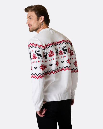 Men's Classic Christmas Sweater for Timeless Festivities