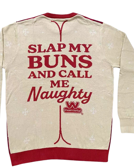 Wienerschnitzel Lustiger Hotdog Hässlicher Weihnachtspullover