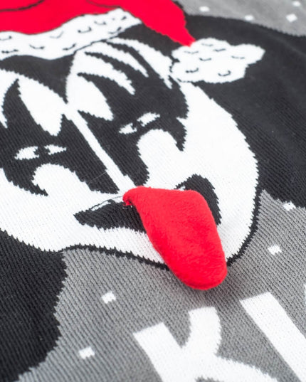 Damen-Weihnachtspullover „Merry Kissmas“