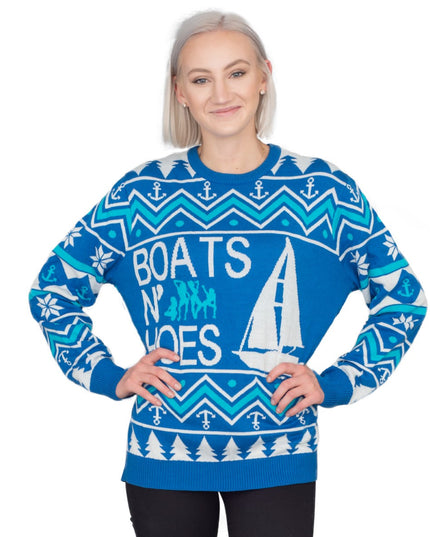 Damenpullover „Boote und Huren“ von Step Brothers