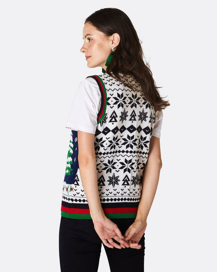 Women's Christmas Waistcoat