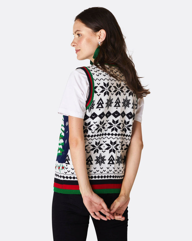 Women's Christmas Waistcoat