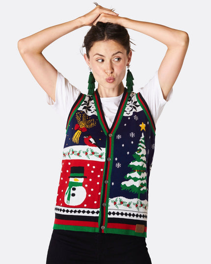 Women's Christmas Waistcoat