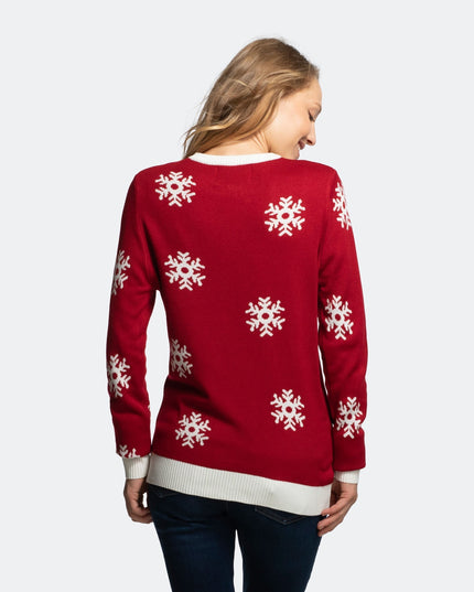 Women's Cute Reindeer Christmas Sweater
