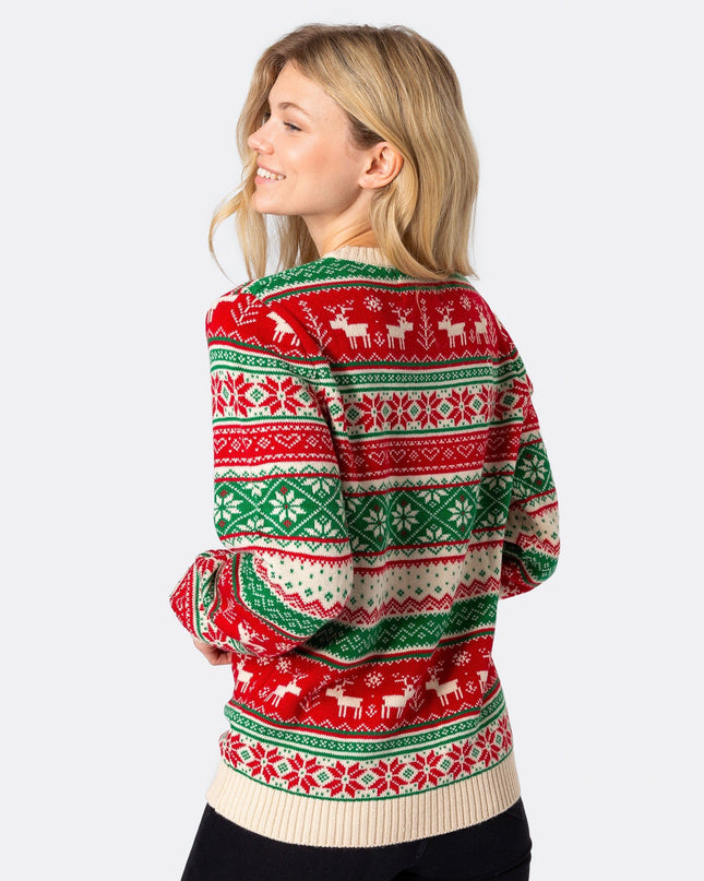 Women's Knitted Christmas Sweater