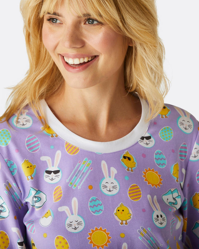 Women's Purple Easter Pyjamas