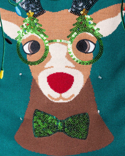 Women's Rudolf Christmas Sweater