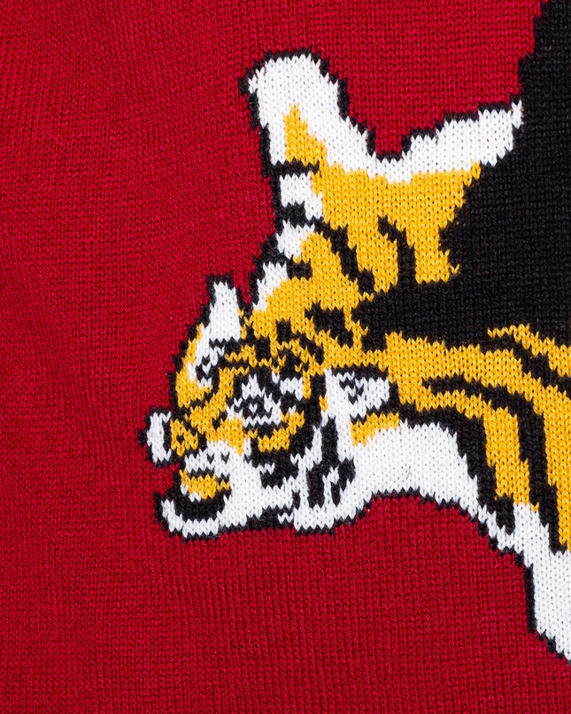 Roter Weihnachtspullover für Damen zum 90. Geburtstag