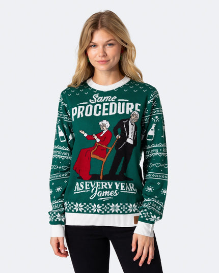 Women's The 90th Birthday Green Christmas Sweater