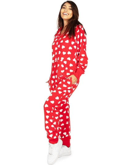 Women's Beating Hearts Jumpsuit
