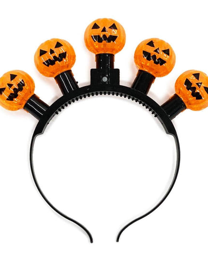 Light Up Pumpkin Headband
