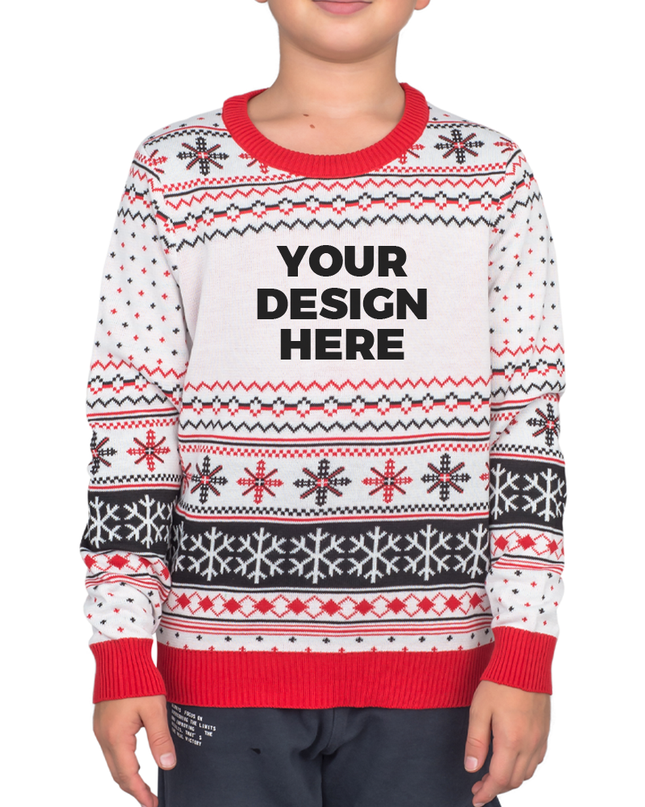Custom Youth Ugly Christmas Sweater